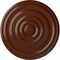 Ekena Millwork Carton Medallion (For Canopies up to 3 3/4"), 17 3/4"OD x 1 3/8"P, Burnished Mahogany Crackle CM18CABMC - alternate 1